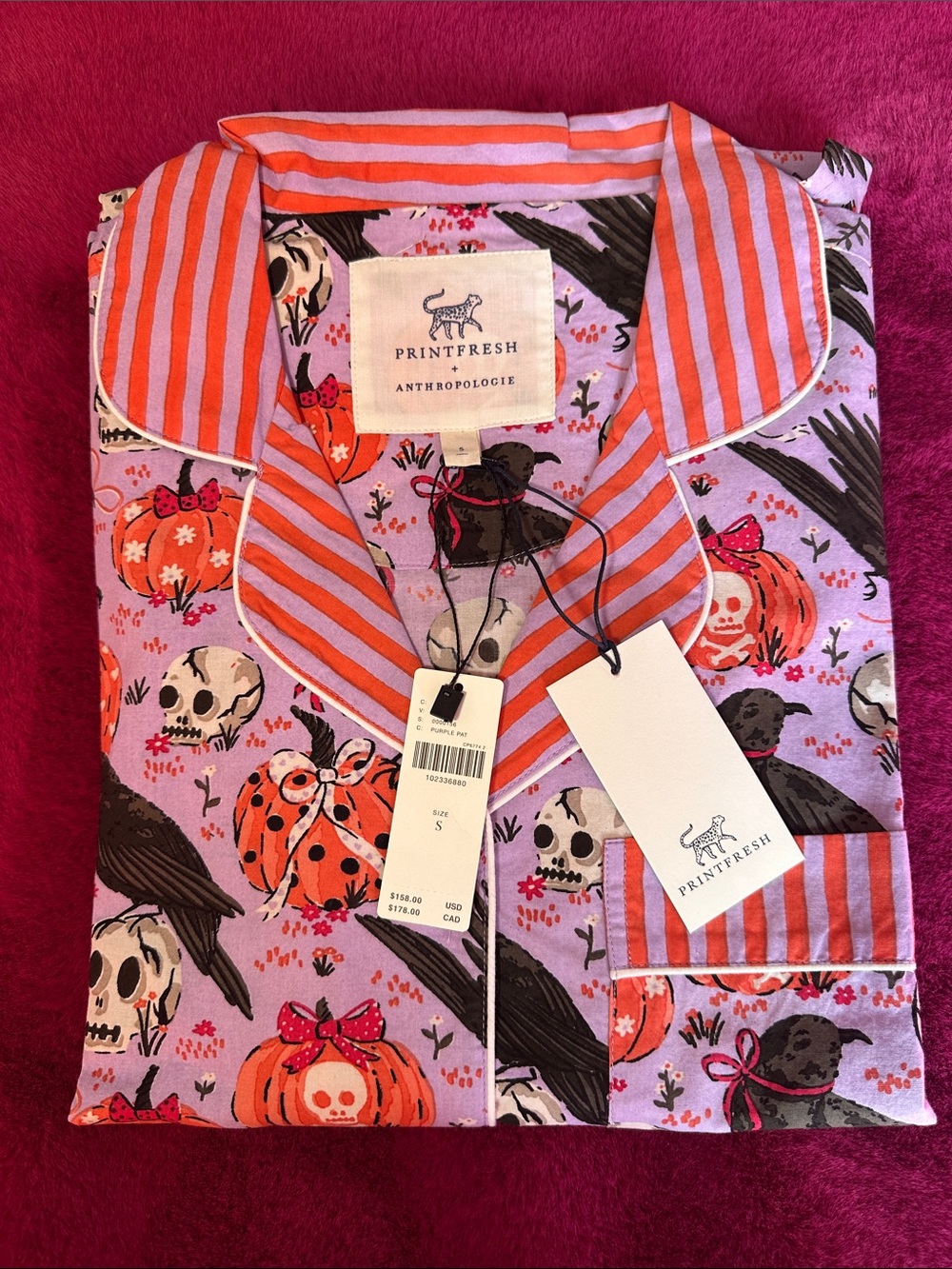 Printfresh x Anthropologie Sleepy Hollow Women’s Pajama Set - Size Small